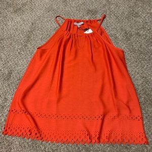 NWT Women’s Size Small Orange Tank
